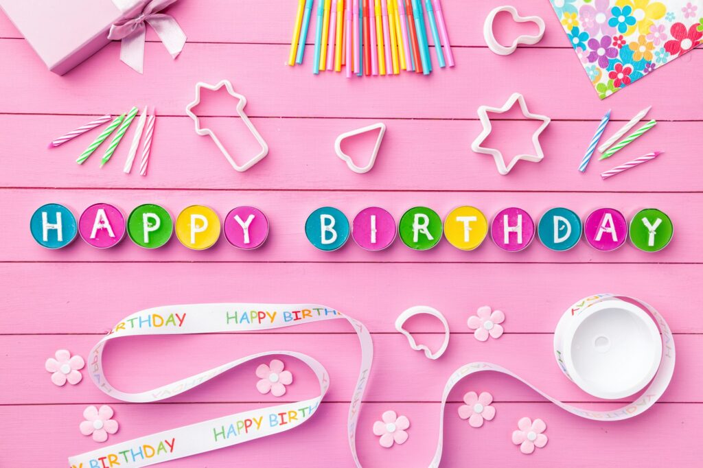 Colorful Happy Birthday background