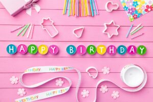 Colorful Happy Birthday background